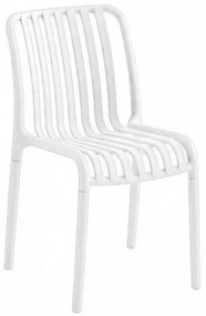 Plastová stolička TREGO, biela