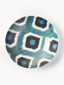 Ručne vyrobená porcelánová servírovacia miska Ikat