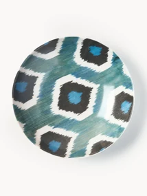 Ručne vyrobená porcelánová servírovacia miska Ikat