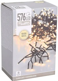 Bestent Svetelná reťaz 4m 576 LED s časovačom Teplá biela