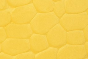 BO-MA, Protišmyková kúpeľňová predložka 3D 0133 yellow, 50x80, žltá, kúpeľňa
