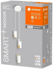 Ledvance - LED Stmievateľný luster na lanku SMART+ DECOR 3xLED/8W/230V biela Wi-Fi