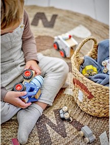 Detské koše na hračky v súprave 2 ks z vodného hyacintu v prírodnej farbe ø 32x32 cm Agnes – Bloomingville Mini