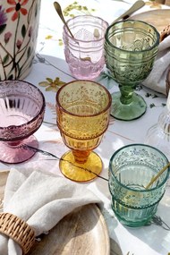 Chic Antique Pohár na víno Saint-Émilion 250 ml žltá