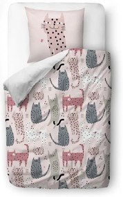 Detské obliečky na jednolôžko z bavlneného saténu 140x200 cm - Butter Kings