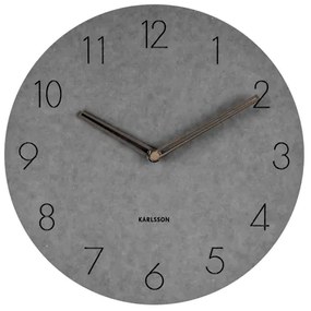 Nástenné hodiny Karlsson KA5734GY Dura 29cm