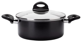 Hrniec so sklenenou pokrievkou ø 20 cm – Venus Lunasol Induktion black - 600548