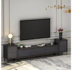 TV stolík/skrinka Mamene 3 (antracit) . Vlastná spoľahlivá doprava až k Vám domov. 1095704
