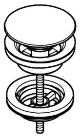 GROHE 65807000 - Odpadová súprava v lesklom chrómovom prevedení