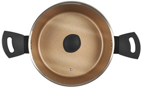 Russell Hobbs Hliníkový hrniec Opulence, čierny/zlatý (24 cm)  (100350903)