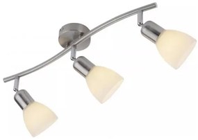 JUST LIGHT. 11953-55 - Bodové svietidlo KARO 3xE14/40W/230V matný chróm