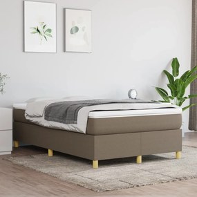 Rám na boxspring posteľ sivohnedý 120x200 cm látka