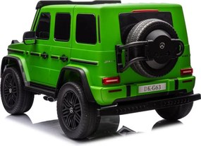 LEAN CARS Mercedes G63 XXL zelený lakovaný 4x4 batérie auto