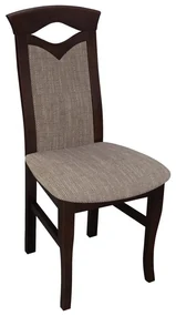 Stolička JK53, Morenie: wenge, Dostupné poťahy: ekokoža Soft 029