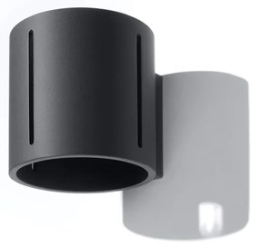 Nástenné svietidlo Inez, 1x čierne kovové tienidlo