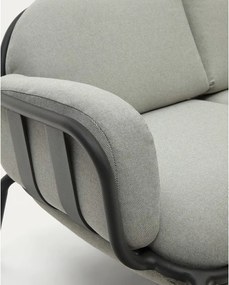 Svetlosivá záhradná pohovka Joncols - Kave Home