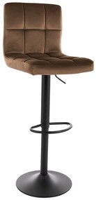 Barová stolička C105 Velvet tmavobéžová