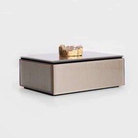 Šperkovnica PIERRE zlatá s kameňom 705243