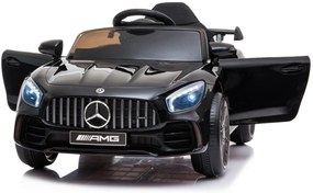 Detské elektrické autíčko na diaľkové ovládanie BestBerg BBCC-50B - Mercedes-Benz AMG GT R / od 3 rokov / nosnosť 25 kg / čierna