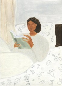 Plagát 50x70 cm Morning Read – Isabelle Vandeplassche – The Poster Club