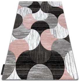 Koberec ALTER Geo mušle, ružový