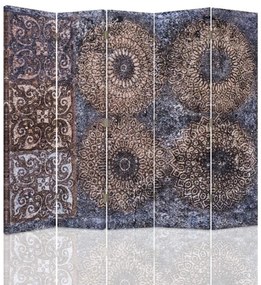 Gario Paraván Šikmé vzory Rozmery: 180 x 170 cm, Prevedenie: Klasický paraván