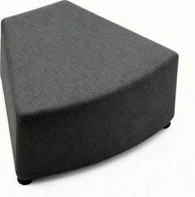 Sedačka LEA, trojuholník, tmavo sivá