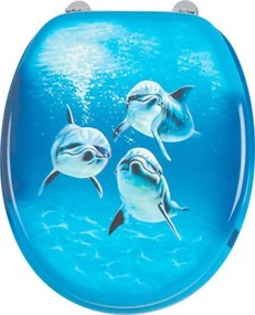 Aqualine Aqualine, FUNNY WC sedátko s potiskom delfíni, HY-S115