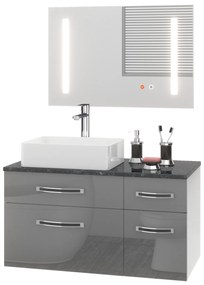 Kúpeľňový nábytok Euphoria EUP P 90P/0/W/S/0/BK/MB