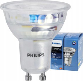 LED žiarovka Philips GU10 - 4,6 W - 390 Lm 36 ° - studená biela - CorePro Premium