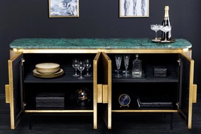 Komoda Veneziano 160cm zelený mramor