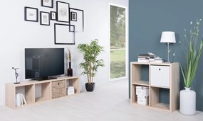 Regál Max, 2x2 priehradky, dub sonoma