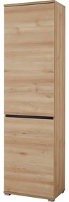 Šatníková skriňa v dekore buka 54x200 cm Lissabon - Germania
