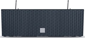 Plastový balkónový kvetináč DRC600W 58 cm - antracit