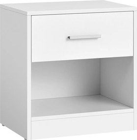 Nočný stolík so zásuvkou CLARIO 39x28 cm, biely