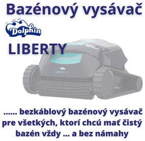 DOLPHIN LIBERTY 200, bezkáblový bazénový vysávač AKU