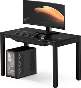 Herný stôl elektricky nastaviteľný, vstavaná bezdrôtová nabíjačka QI a USB: Diablo X-RIFT čierny