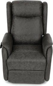 Polohovacie kreslo čierne, elektrické TV-L8902 BK3