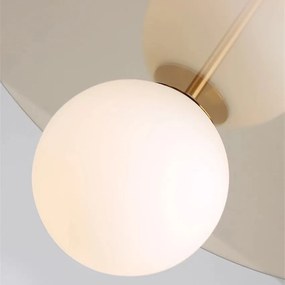 Toolight - Stropné svietidlo Glamour G9 60W APP939-1CP, zlatá-biela, OSW-09659