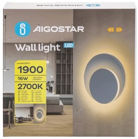 Aigostar - LED Nástenné svietidlo LED/16W/230V 2700K biela