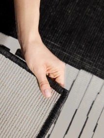 Koberec HARINGEY krémový / čierny