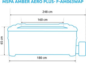 Mspa | Bazén vírivý MSPA OSLO AMBER AERO PLUS- F-AM063WAP | 11400305