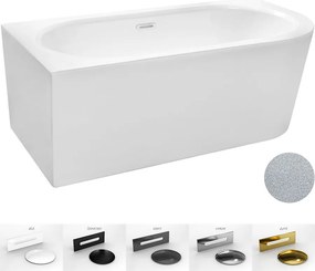 Besco Akrylátová voľne stojaca vaňa Avita A-Line Glam S CC/SP 150x75 (160x75, 170x75), s prepadom BESCO-Typ výpuste: Alcaplast Click-Clack so štrbino…