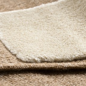 Dywany Łuszczów, Kusový koberec Spark 0710A beige/cream, 180x270, béžová, chodba / predsieň