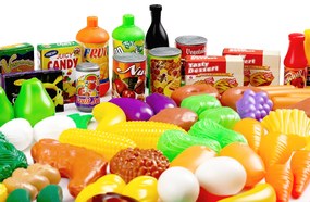 Plastové ovocie zelenina do kuchyne 120 ks