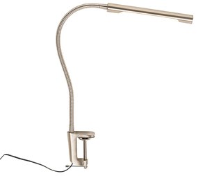 Svorová stolová lampa oceľ vrátane LED s dotykovým stmievačom - Lionard