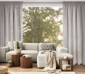 ZÁVES NA PÁSKE ERIS 140X270 CM TMAVOBÉŽOVÁ