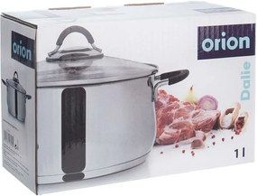 Orion Kastról nerez DALIE 1 l sklenená pokrievka