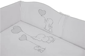 BELISIMA 5-dielne posteľné obliečky Belisima Amigo 100/135 sivé