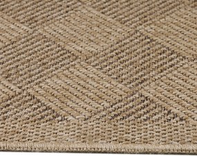 Ayyildiz, Behúň Dhaka 8713 Black, 80x250, hnedá, chodba / predsieň